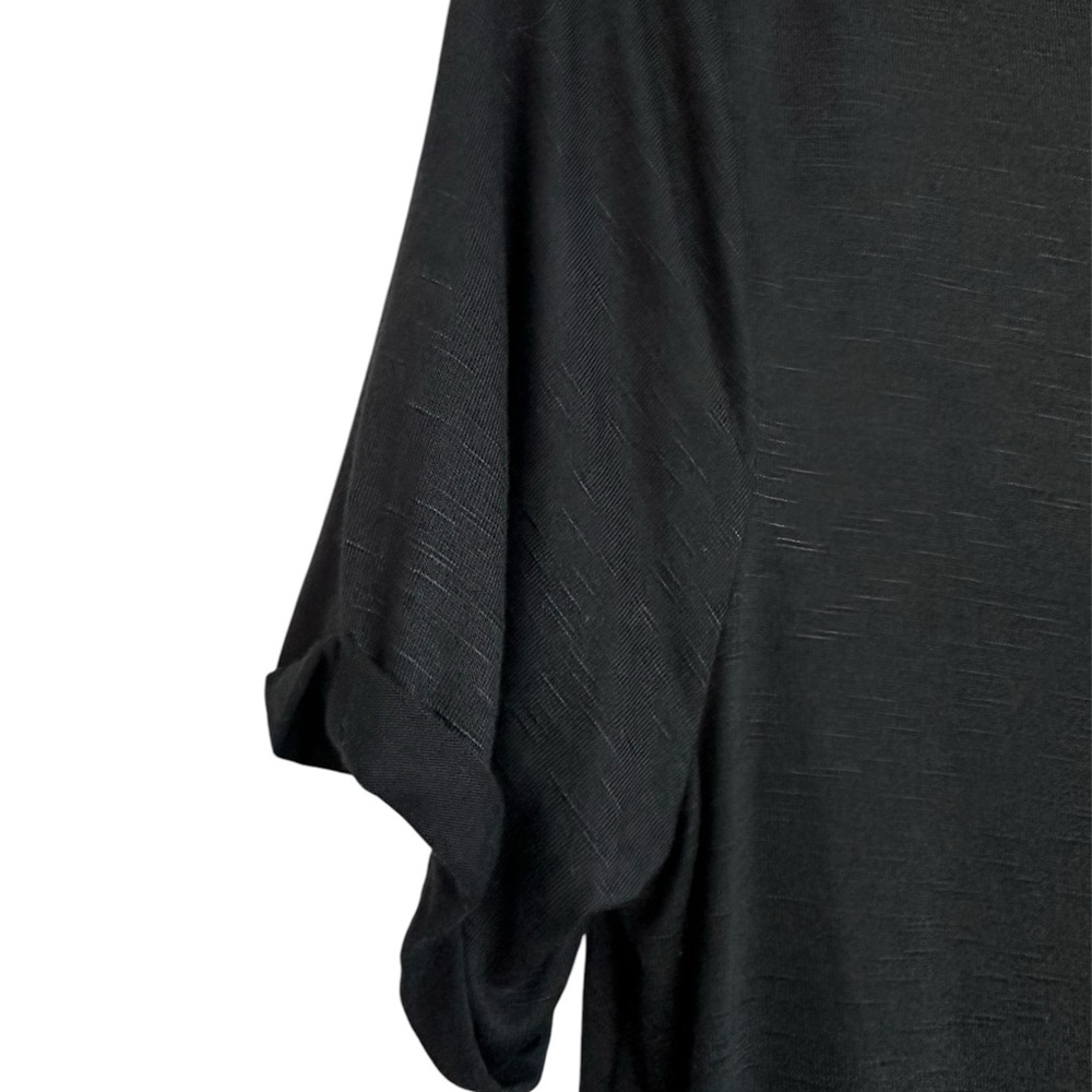 NWT Maurices 24/7 Women's Black Short Sleeve V Neck Shirt Top Size small - Picture 4 of 6